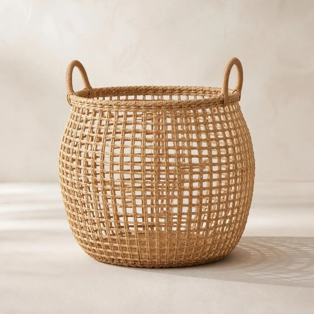 Woven Rattan Basket